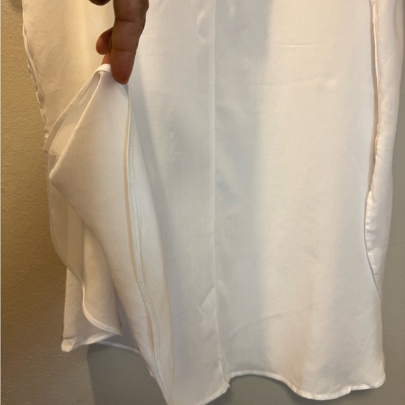 H&M Cream Button-Up Shirt Dress - Picture 11 of 13